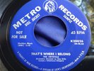Hear Rare Rockabilly 45 : The Crystals   Better Come Back To Me   Metro 20026