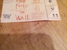 Pink Floyd the wall ticket