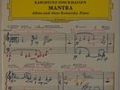 KARLHEINZ STOCKHAUSEN: Mantra DGG 2530 208 GF Orig Ambien Avant Garde LP NM