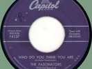 FASCINATORS Come to Paradise / Who Do You Think You Are 45rpm Capitol 1958
