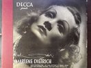 Marlene Dietrich Souvenir Album RARE 3 Record Boxed Set Brochure DECCA A-115