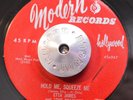 DOO WOP 45 - ETTA JAMES - HOLD ME, SQUEEZE /ROLL WITH ME ME Modern VG+ HEAR