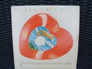 Rare Bobby Caldwell What You Won't Do For Love RED HEART SHAPE VINYL 45RPM