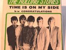 ROCK 45 - THE ROLLING STONES - TIME IS ON MY SIDE /CONGRATULATIONS Sleeve HEAR