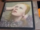 David Bowie Hunky Dory LP RCA Orange with Insert Textured Cover EX shape Changes