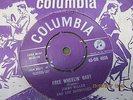 JIMMY MILLER AND THE BARBECUES FREE WHEELIN' BABY 1957 COLUMBIA 45-DB 4006 EX