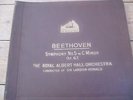 BEETHOVEN Symphony No.5 in C Minor OP.67 78rpm 4x LP box set Landon Ronald
