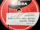 Jazz Legend Sidney Bechet : Signed Record -  Disque signé (Autographe)