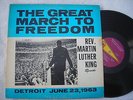 Dr Rev Martin Luther King LP The Great March to Freedom