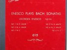 Continental 3LP George Enesco, Bach Sonatas & Partitas