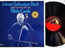 Pablo Casals: Bach- Suites for Violoncello Solo/ Dacapo 3 LP Box