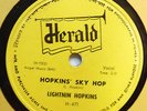 LIGHTNIN HOPKINS 78 HOPKINS' SKY HOP / LONESOME IN YOUR HOME HERALD  R&B vs87