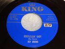 ROY BROWN Bootleggin' Baby & Trouble At Midnight 1954 KING Blues R&B Rocker 45