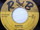 THE JEWELS orig. VG minus doowop R&B 45 Runnin' b/w  Hearts Of Stone BB3534