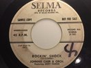 Johnnie Carr 45 ROCKIN' SHOCK / HITTIN' THE ROAD Selma 1003 Rare Rockabilly