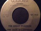 The Jack-O-Lanterns, The Great Pumpkin 45, RARE Teen DOO WOP Goldcrest