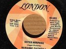 MARIANNE FAITHFULL SISTER MORPHINE/ SOMETHING NM UNPLAYED 1969 DJ PROMO 7
