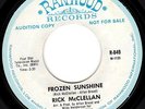 RICK McCLELLAN - FROZEN SUNSHINE - 1969 MOD POP PSYCH DANCER 45 - HEAR