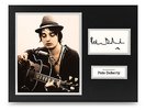 Pete Doherty Signed 16x12 Photo Display Babyshambles Autograph Memorabilia + COA