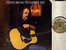 STEVE YOUNG to satisfy you LP EX/EX 3057 usa rounder records 1981