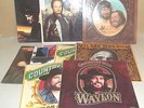 9 COUNTRY ALBUMS WILLIE NELSON WAYLON JENNINGS JOHNNY CASH GEORGE JONES