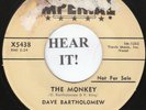 Dave Bartholomew R&B 45 (Imperial 5438 PROMO) The Monkey/ The Shufflin' Fox  VG+