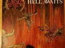 SLAYER -  Hell Awaits - 1985 original vinyl LP,  with lyric inner