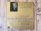 Ades 16.013 - Bartok, Jolivet & Starwinsky - Violin Sonatas - Devy ERLIH - NM