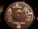 beatles PAUL McCARTNEY + WINGS  GOODNIGHT TONIGHT excellent+ 1979 UK demo 45