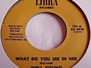 INELL YOUNG   WHAT DO YOU SEE IN HER ** Re-issue LIBRA 45