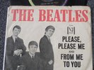 THE BEATLES Please Please Me RAREST VEEJAY PICTURE SLEEVE & RECORD/ORIG VJ LABEL