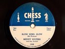 78rpm Muddy Waters, Chess Record #1550 Blow Wind, Blow & Mad Love (E+)