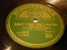 JAZZ RHYTHMIC EIGHT Didn't I Tell You? ZONOPHONE 5219 E-