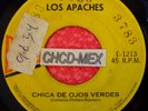 ? RARE 45RPM DICESA EL SALVADOR ?LOS APACHES? LATIN PSYCH ROCK HAMMOND SOLO