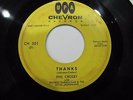 PHIL CROSBY 45 rpm Thanks / Ball Of Love CHEVRON 501 CROONER ROCKABILLY ROCK