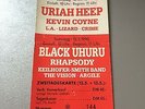 URIAH HEEP-BLACK UHURU 1990 ROTH    ++  ORIGINAL CONCERT - KONZERT - Ticket