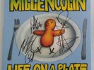 MILLENCOLIN SIGNED LIFE ON A PLATE VINYL LP SLEEVE COVER NOFX RANCID LAGWAGON