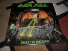 Overkill Under The Influence Megaforce  Lp  record  megadeath metallica