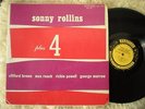 SONNY ROLLINS lp PLUS 4  PRESTIGE 1956 RVG PRLP-7038 NM  446 WEST 50TH N.Y.C