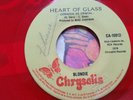 BLONDIE -HEART OF GLASS- RARE EL SALVADOR 45rpm RED VINYL