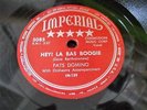Imperial 5085, Fats Domino, Hey  La Bas Boogie//Brand New Baby (nice; listen)