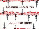 DECCA SXL-21007 GD1 Black/Silver RICCI Violin PAGANINI 24 Caprices (SXL 2194) NM