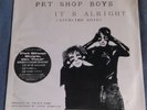 Pet Shop Boys It's Alright  japan promo only one-sided white label 12