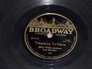 Jazz Blues Sacred 78, BLIND WILLIE JACKSON (Roosevelt Graves) & Bro. on BROADWAY