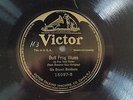 Bull Frog Blues Victor 78 rpm Victrola Record SIX BROWN BROTHERS 20's Jazz Blues