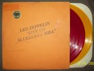 LED ZEPPELIN LIVE ON BLUEBERRY HILL TMOQ SUPER RARE RED AND YELLOW VINYL