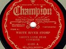 78rpm – Leon's Lone Star Cowboys – White River Stomp – Champion 45185 – E+