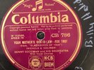 Columbia BENNY GOODMAN OR Mother's Som-In-Law BILLIE HOLIDAY's 1st 78 rpm  1933