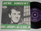 Very rare Gene Vincent single 45 Be-Bop-A-Lula Capitol Sweden 1961 VG++/VG++