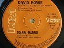 DAVID BOWIE - Golpea Madera 1975 LIVE  CHILE PRESS VG++